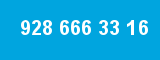 928 666 33 16 928 666 33 16